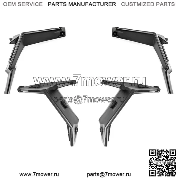 Расширители крыльев для Polaris RZR S 1000 / S4 1000 (2016-2020 гг.) — ТОЛЬКО спереди