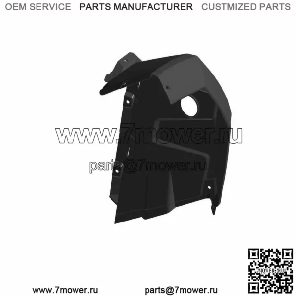 Переднее крыло Polaris, правое, белая молния, оригинальная деталь OEM 5453278-599 (для: Polaris)