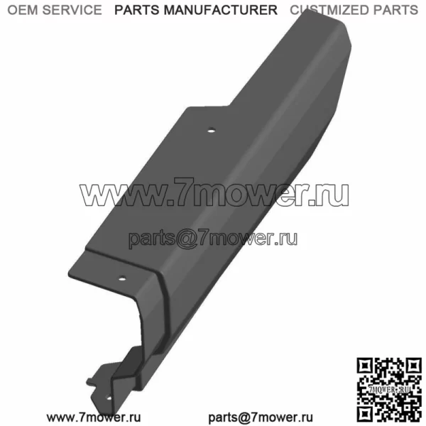 Крыло Polaris, заднее, верхнее, правое, черное, оригинальная деталь OEM 5450355-070, 1 шт. (для: Polaris) - Image 4