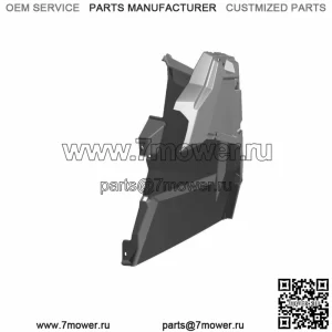 Крыло Polaris, переднее, правое, синий радар, оригинальная деталь OEM 5450718-724, 1 шт. (для: Polaris)