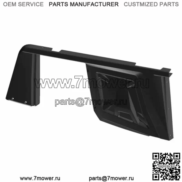 Polaris 5438057-070 КРЫЛО ПЕРЕДНЕЕ С RCKR ПРАВОЕ ЧЕРНОЕ Ranger 900 800 570 (Для: Polaris) - Image 4