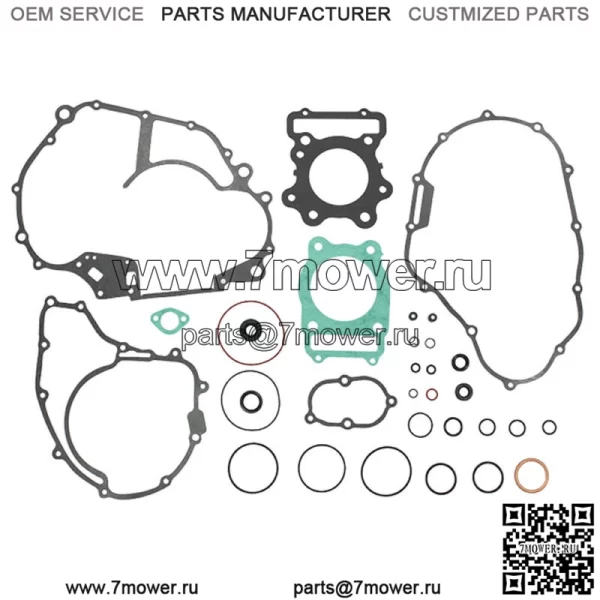 Полный комплект прокладок для Honda подходит для ATC250ES Big Red ATC250SX TRX250 1985-1987 гг.