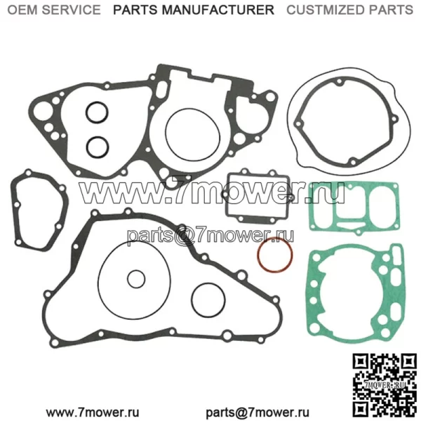 Полный комплект прокладок подходит для Suzuki RM250 1996, 1997, 1998 годов — NX-30028F