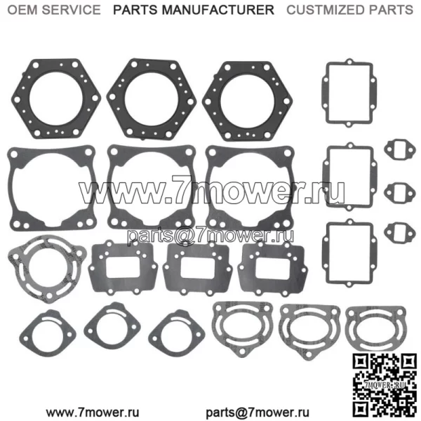 Комплект верхних прокладок подходит для Kawasaki 1999-2005 Ultra 150 2002-2005 1200 STX-R