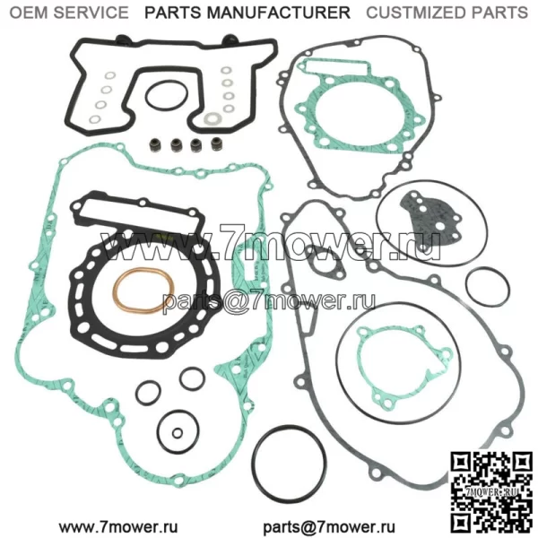 Полный комплект прокладок подходит для Kawasaki 1995-2010 KLR650 NX-20019F