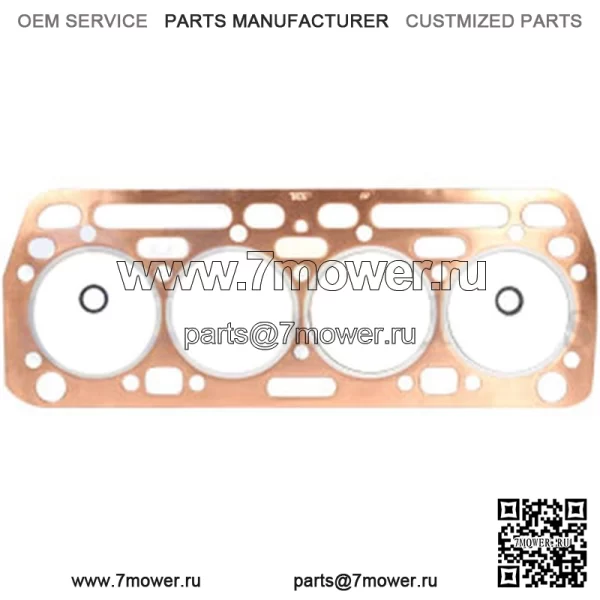 703883R6 НОВАЯ прокладка головки блока цилиндров подходит для Case-IH B275, B414, 424, 444, 354, 365, 384, 3414+