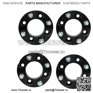 Проставки для колес для Honda 4x110, 1,5 дюйма, 74 мм, диаметр ступицы M10x1,25, шпильки, 4 шт., черные