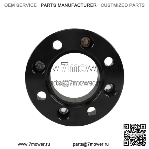 Проставки для колес для Honda 4x110, 1,5 дюйма, 74 мм, диаметр ступицы M10x1,25, шпильки, 4 шт., черные - Image 4