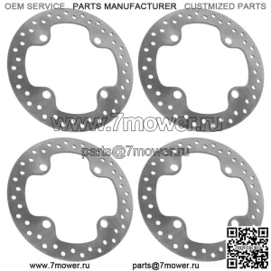 4 Передний Задний Тормозной Дисковый Ротор для Polaris RZR XP 1000/ RZR XP 4 1000 2014 - 2021 (Для: Polaris)