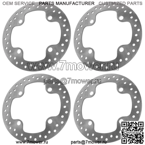 4 Передний Задний Тормозной Дисковый Ротор для Polaris RZR XP 1000/ RZR XP 4 1000 2014 - 2021 (Для: Polaris) - Image 4