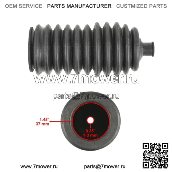 2 пыльника пыльника рулевой рейки для Yamaha Rhino 660 YXR660F 4X4 2004-2007 (для: 2006 Yamaha Rhino 660) - Image 2