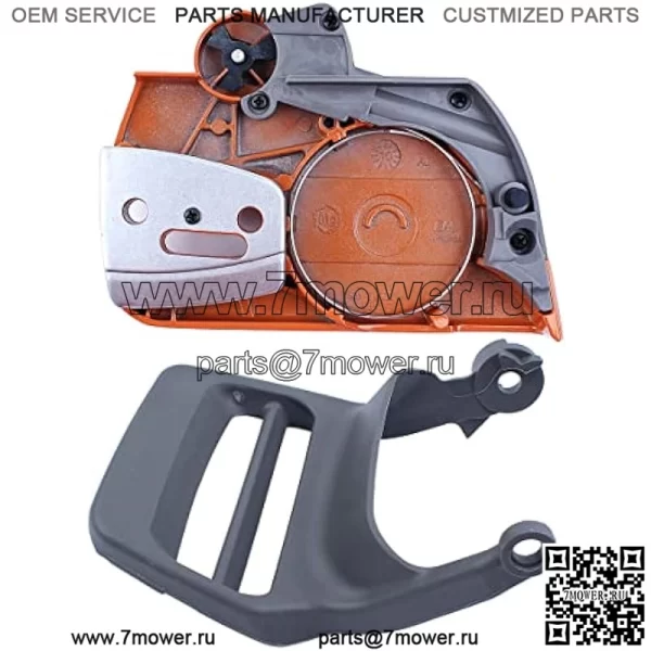 Цепной тормоз для Husqvarna 346XP 340 350 503850901, крышка сцепления звездочки с ручкой, крышка сцепления звездочки с ручкой