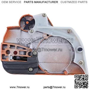Боковая крышка сцепления цепного тормоза для Husqvarna 445 450 445E 450E, детали бензопилы, боковая крышка сцепления цепного тормоза в сборе