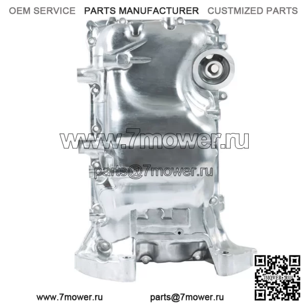 Подходит для 2007 2008-2011 Honda Civic 1.8L l4 алюминиевый масляный поддон двигателя в сборе