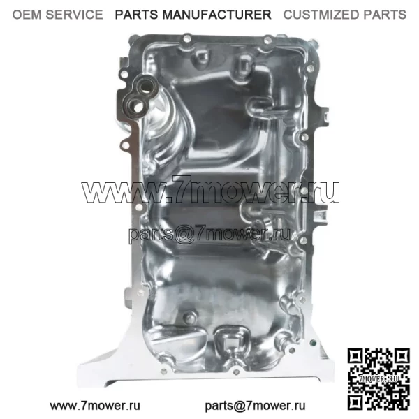 Подходит для 2007 2008-2011 Honda Civic 1.8L l4 алюминиевый масляный поддон двигателя в сборе - Image 3
