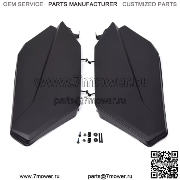 Черные вставки в задние нижние дверные панели для Can Am Maverick X3 MAX 2017 2018-2023 гг. (Для: Can-Am Maverick X3)