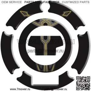 Защитная крышка бензобака T.Fork черная для Yamaha FZ-07 2015-2017 гг.