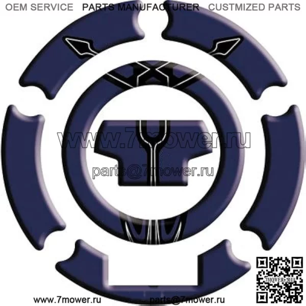 Защита крышки бензобака T.Fork Blue для Yamaha FZ-07 2015-2017 гг.