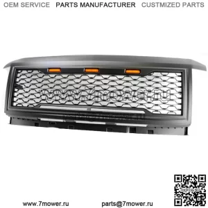 Для Chevy Silverado 2500 3500 HD 2015-2019 гг. Верхняя решетка капота с янтарным светло-черным цветом (для: более одного автомобиля)