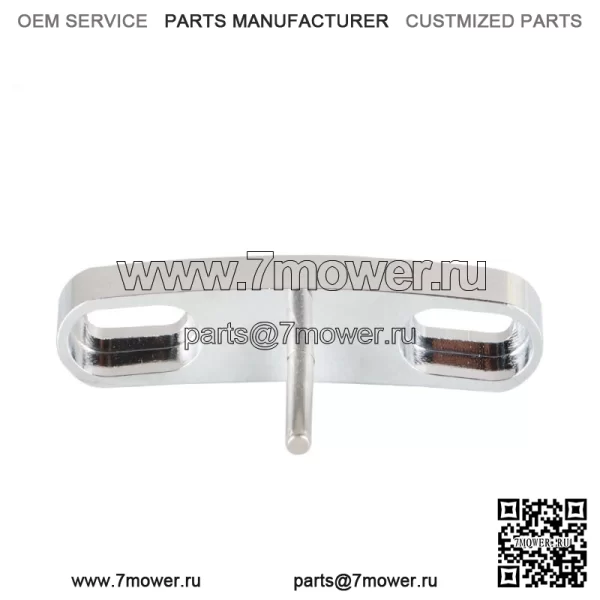 Для SB Chevy 305 327 350 SBC полированная алюминиевая заготовка крышка цепи ГРМ - Image 2