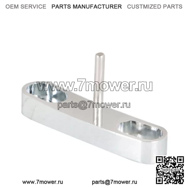 Для SB Chevy 305 327 350 SBC полированная алюминиевая заготовка крышка цепи ГРМ - Image 3