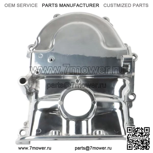 Крышка ГРМ из полированного алюминия Big Block для Ford FE Mercury 360 390 427 428 - Image 2