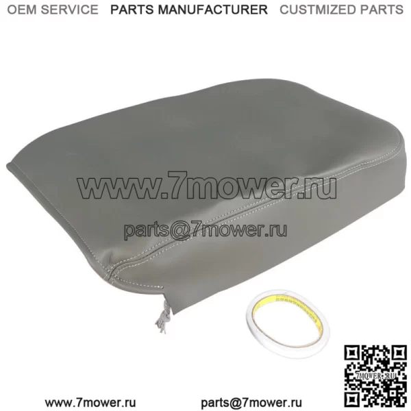 На 2002-2007 2008 Dodge Ram серый кожаный чехол на центральный подлокотник и крышку консоли - Image 3