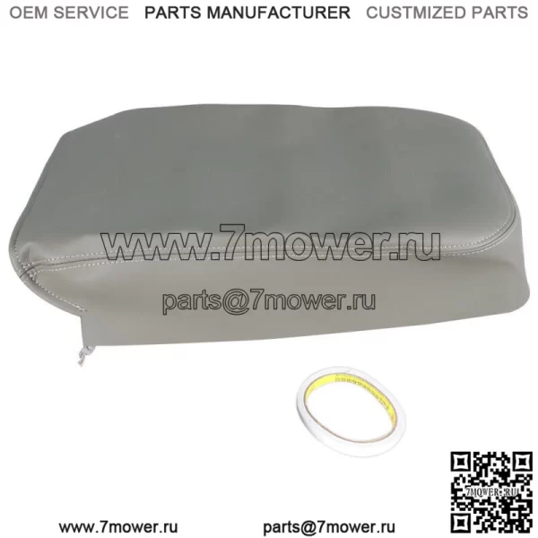 На 2002-2007 2008 Dodge Ram серый кожаный чехол на центральный подлокотник и крышку консоли - Image 5