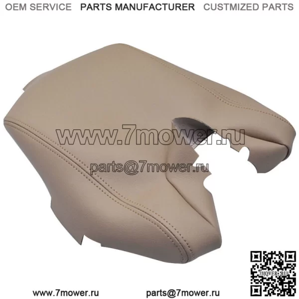 Для 2009-2013 2014 Acura TL крышка центральной консоли подлокотник коричневая виниловая кожа - Image 5
