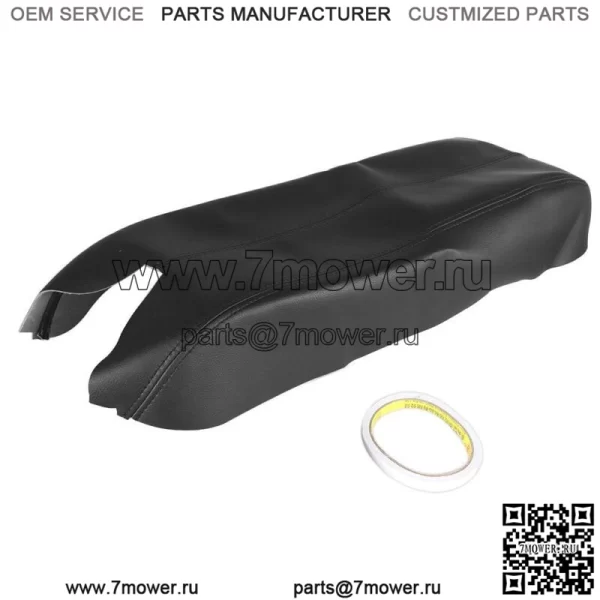 Подходит для 2007-11 12 Acura RDX, крышка передней центральной консоли, подлокотник, черная кожа - Image 3