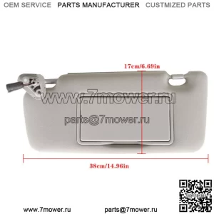 Солнцезащитный козырек со стороны водителя левый 92011AG55AOR для Subaru Outback Legacy 2005-2009, новый
