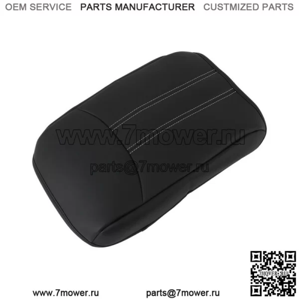 Накладка на центральную консоль, чехол на подлокотник для Honda Pilot 2023-2024, кожаный, черный, новый - Image 2