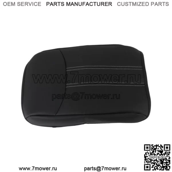 Накладка на центральную консоль, чехол на подлокотник для Honda Pilot 2023-2024, кожаный, черный, новый - Image 3