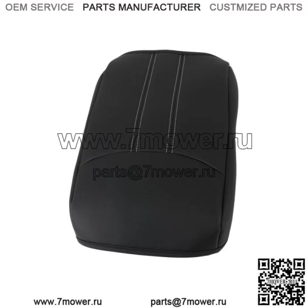 Накладка на центральную консоль, чехол на подлокотник для Honda Pilot 2023-2024, кожаный, черный, новый - Image 4