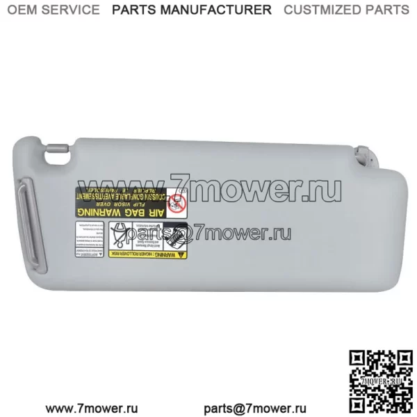 Для Toyota Highlander 04-06 07 солнцезащитный козырек водителя без косметического светильника серая ткань