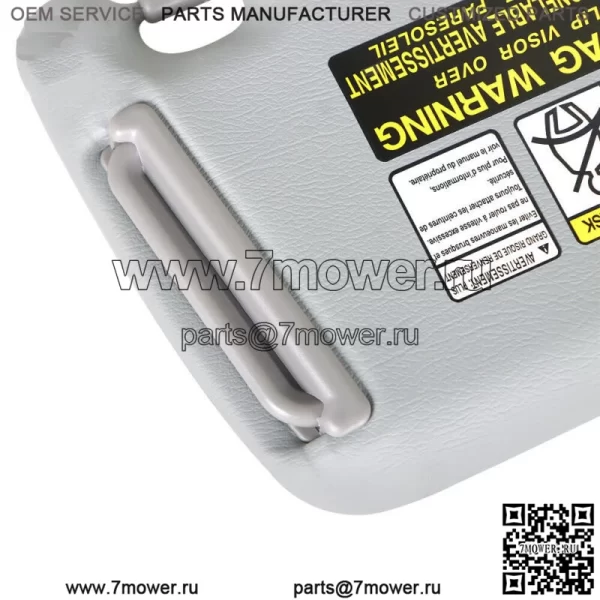 Для Toyota Highlander 04-06 07 солнцезащитный козырек водителя без косметического светильника серая ткань - Image 2