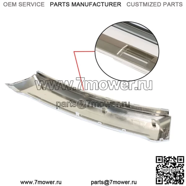 Подходит для 2011-2014 Ford Edge, передняя верхняя, центральная и нижняя отделка решетки радиатора, хром, 3 шт. - Image 5