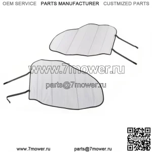 2 * затемняющие чехлы на окна передних дверей на Ford Transit Van Silvery 2015-2022 гг.
