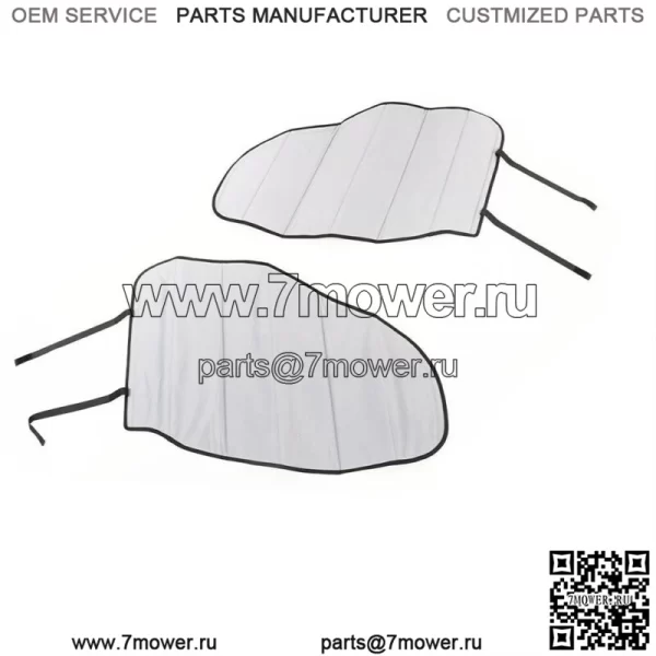 2 * затемняющие чехлы на окна передних дверей на Ford Transit Van Silvery 2015-2022 гг.