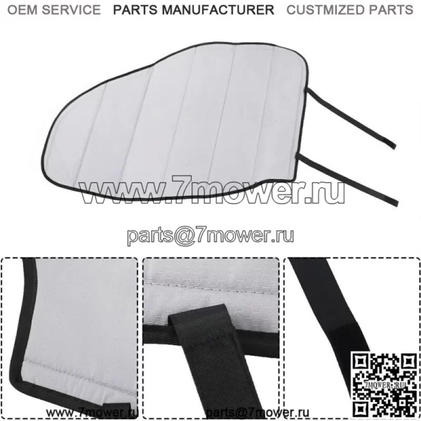 2 * затемняющие чехлы на окна передних дверей на Ford Transit Van Silvery 2015-2022 гг. - Image 4