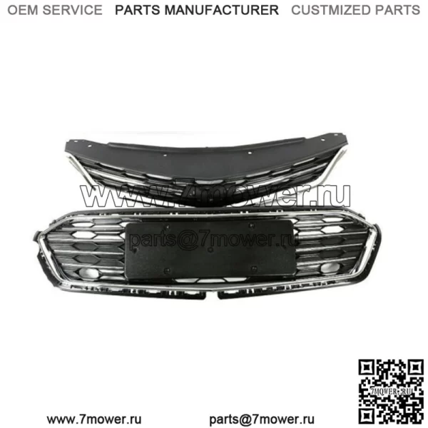 На 2016 2017 2018 Chevrolet Cruze комплект передней верхней и нижней решетки радиатора