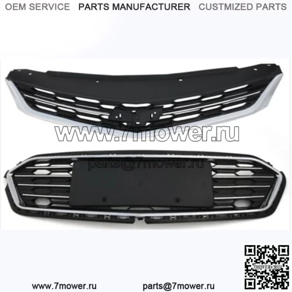 На 2016 2017 2018 Chevrolet Cruze комплект передней верхней и нижней решетки радиатора - Image 3