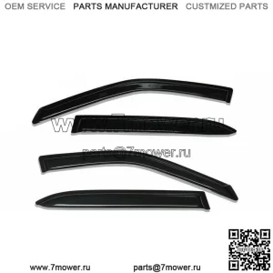 Дымовые оконные козырьки для Dodge Charger 2011-2020 гг., защита от солнца, дождя, ветра, вентиляционная шторка