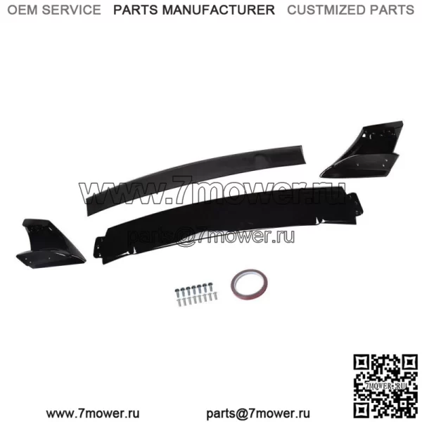 Спойлер багажника, крыло для Honda Civic Sedan Mugen Style 2006-2011, глянцевый черный ABS - Image 3