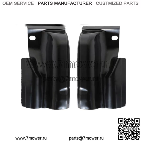 Для 2009-2014 Ford F-150 Crew Cab Стальные углы кабины, 4-дверная пара, замена черного цвета