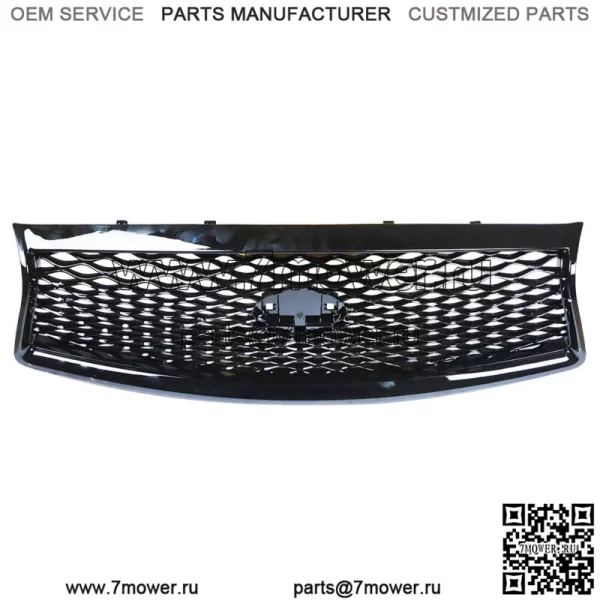 Решетка капота на передний сетчатый бампер для 2014-2016 2017 Infiniti Q50 Sedan Black Grill