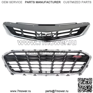Подходит для решетки переднего бампера Chevy Chevrolet Cruze 2016-2019 84009674, черный
