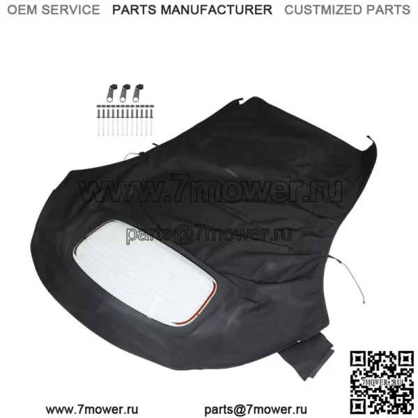 Кабриолет с мягким верхом и стеклянным окном для Volkswagen Beetle Black 2003-2010 гг. - Image 2