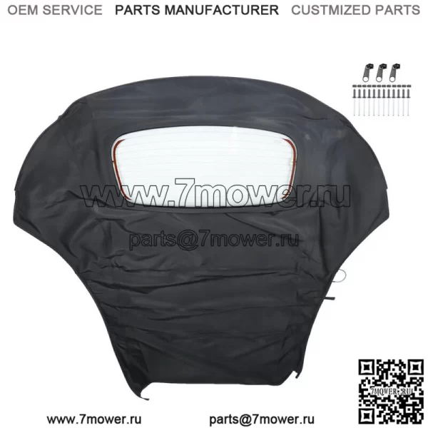 Кабриолет с мягким верхом и стеклянным окном для Volkswagen Beetle Black 2003-2010 гг. - Image 3