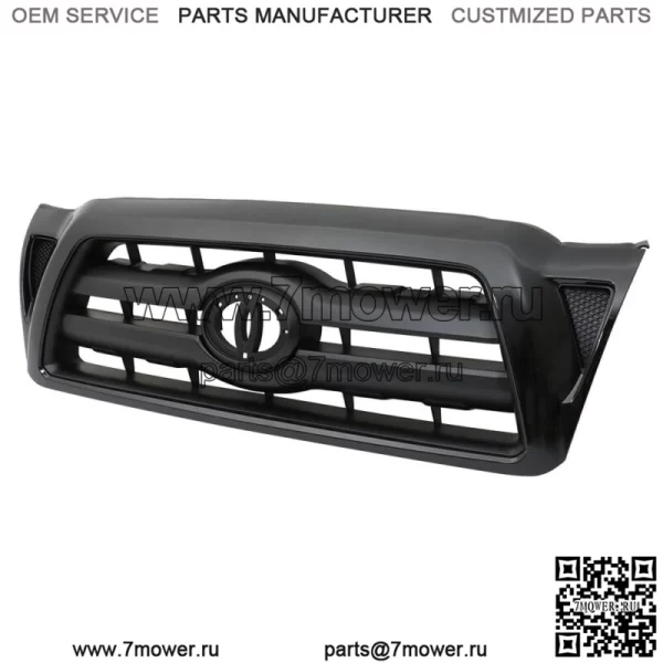 Решетка переднего бампера 5310004350 для Toyota Tacoma Bright Black Web 2005-2011 гг., новая - Image 2